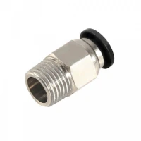 PC4-01 push fitting voor PTFE tube