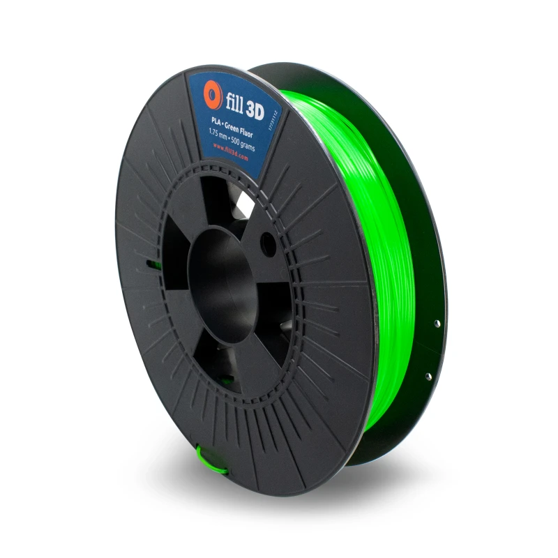 Fill 3D PLA Green Fluor 0,5 kg