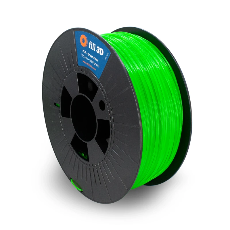 Fill 3D PLA Green Fluor (fluoriserend groen) 1 kg