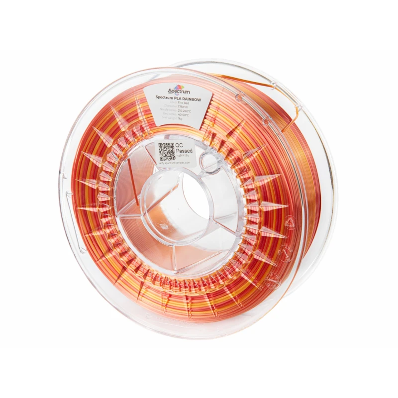 Spectrum PLA Silk Rainbow Fire Red